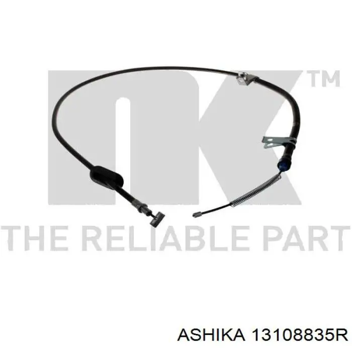 131-08-835R Ashika cable de freno de mano trasero derecho