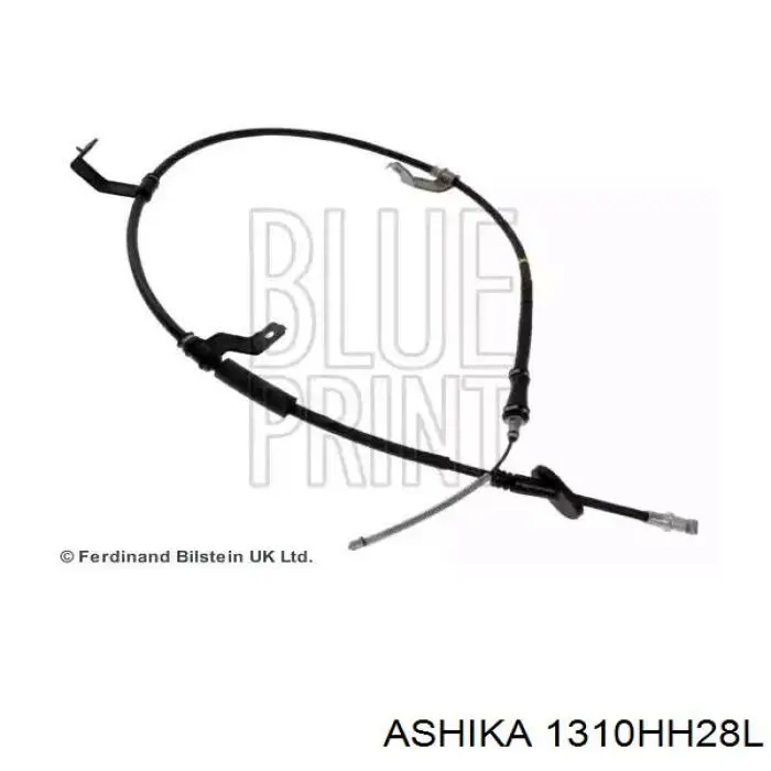 131-0H-H28L Ashika cable de freno de mano trasero izquierdo