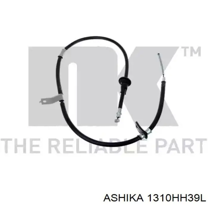 131-0H-H39L Ashika cable de freno de mano trasero izquierdo