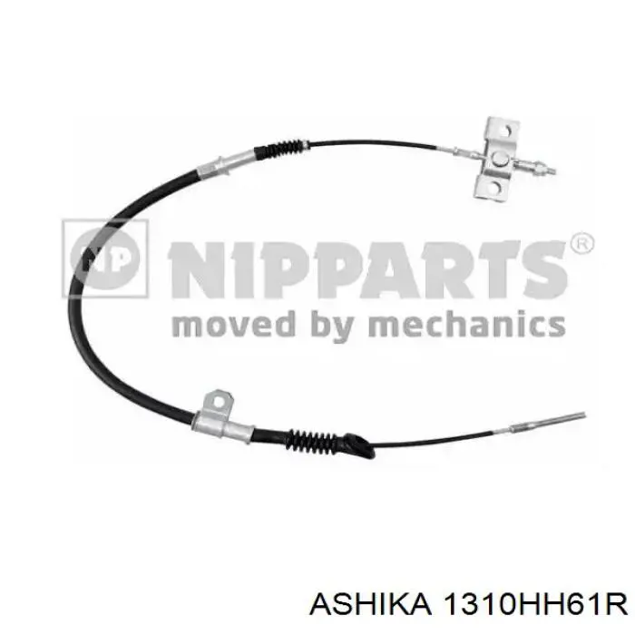 131-0H-H61R Ashika cable de freno de mano trasero derecho