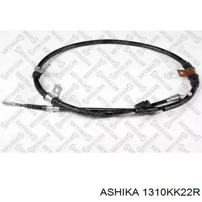 131-0K-K22R Ashika cable de freno de mano trasero derecho