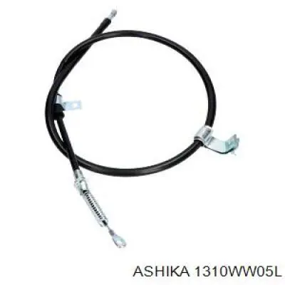 131-0W-W05L Ashika cable de freno de mano trasero izquierdo