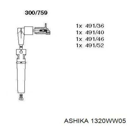 ICW05 Japan Parts Cables de alta tensión, juego