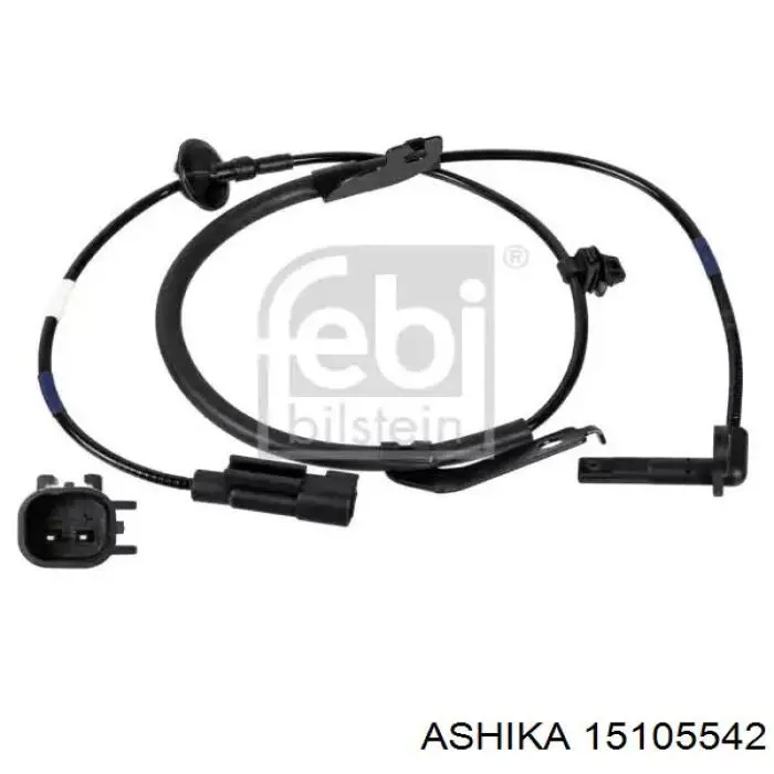 Sensor ABS, rueda trasera izquierda para Mitsubishi ASX (GA)
