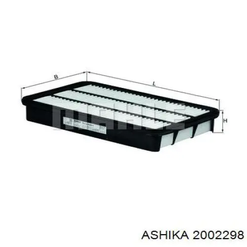 20-02-298 Ashika filtro de aire