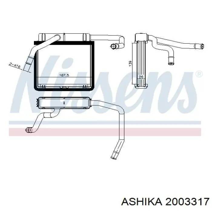 Filtro de aire MA595 Kavo Parts