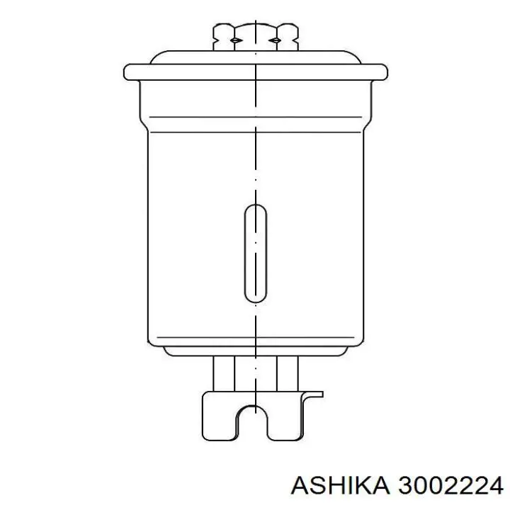 3002224 Ashika Filtro de gasolina