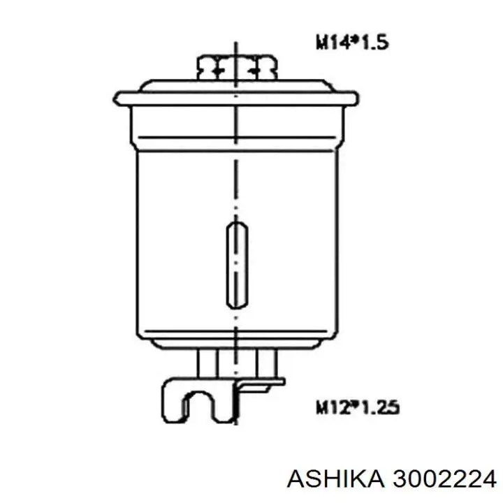Filtro de gasoil Ashika 3002224