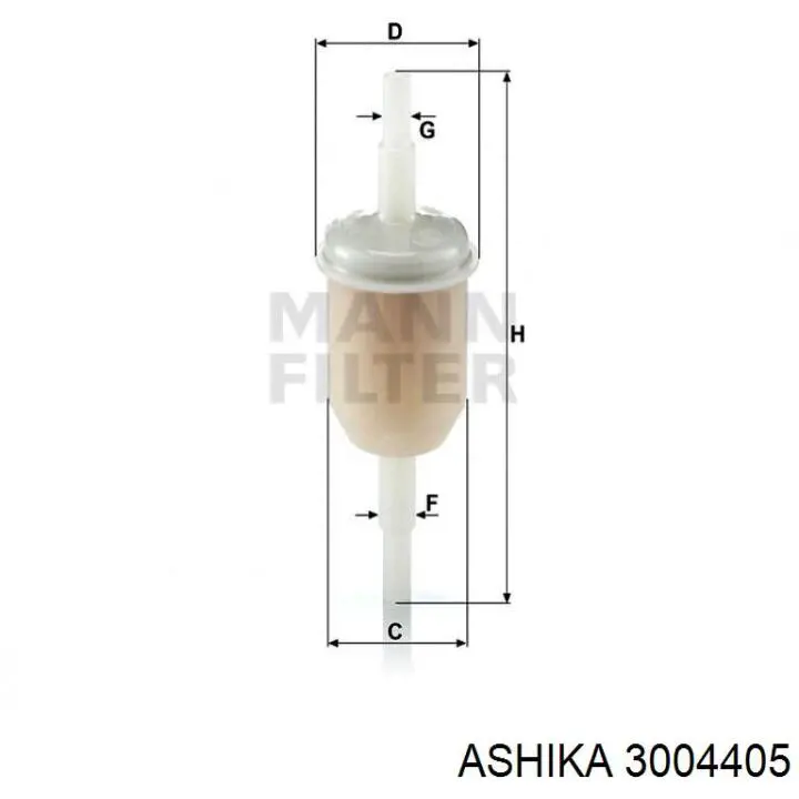 Comprar 3004405 Ashika Filtro diesel