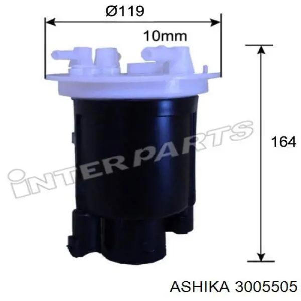 30-05-505 Ashika filtro combustible