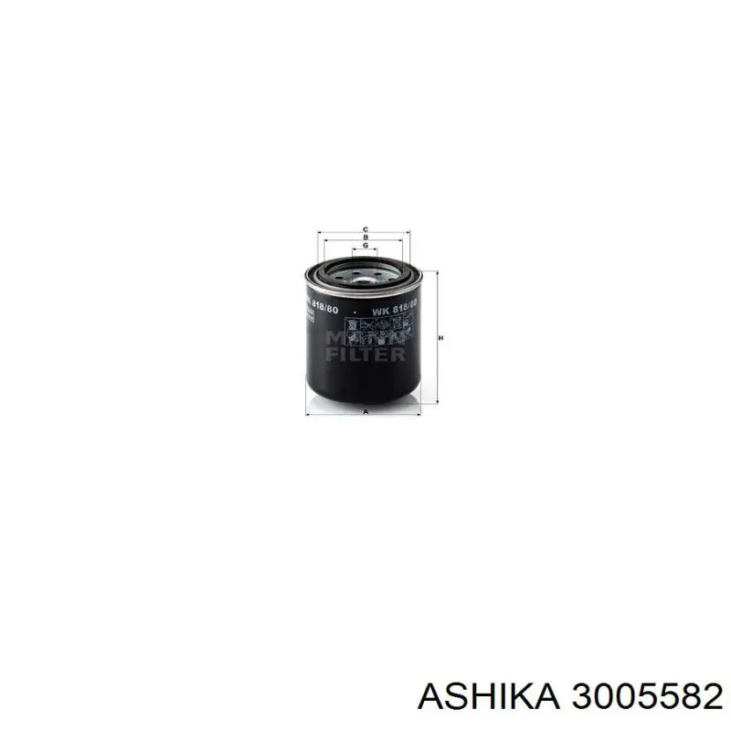 Filtro combustible Ashika 3005582 precio, desde 14,97 EUR