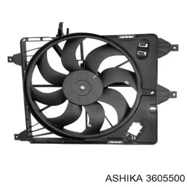 36-05-500 Ashika embrague, ventilador del radiador