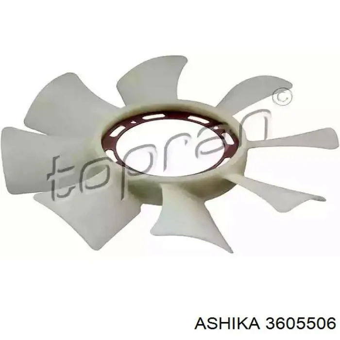 36-05-506 Ashika embrague, ventilador del radiador