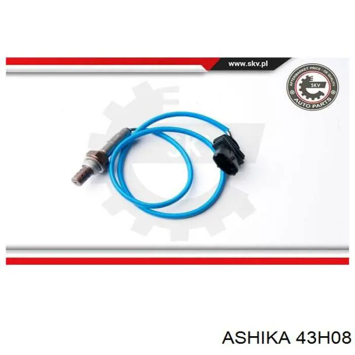 43-H08 Ashika sonda lambda sensor de oxigeno para catalizador