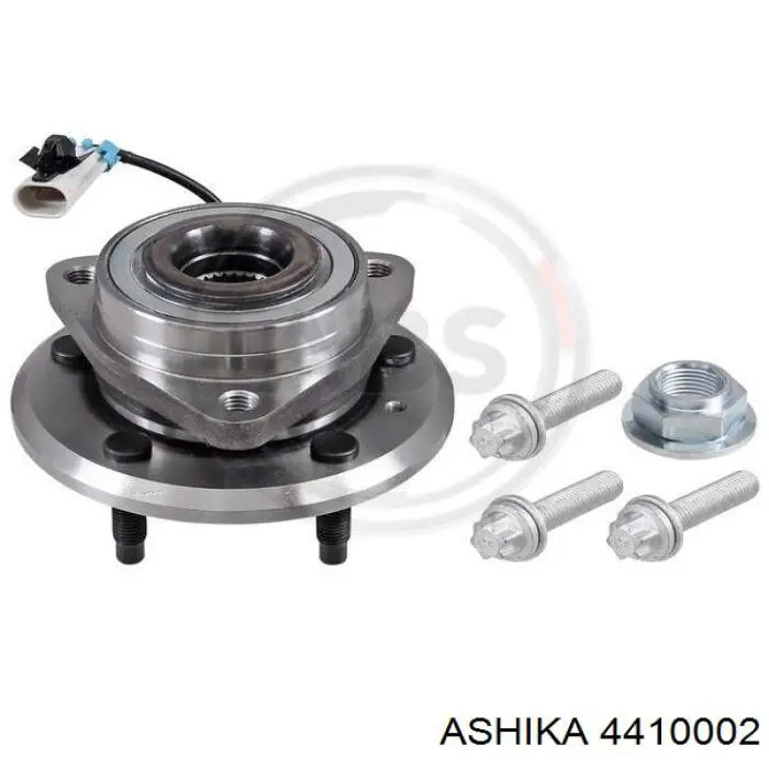 Buje de rueda delantero 4410002 Ashika