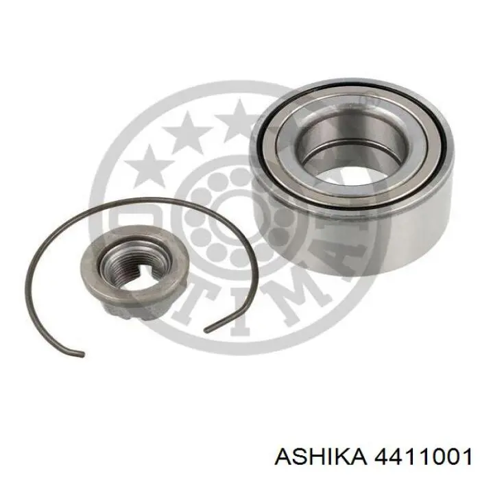44-11001 Ashika cojinete de rueda delantero