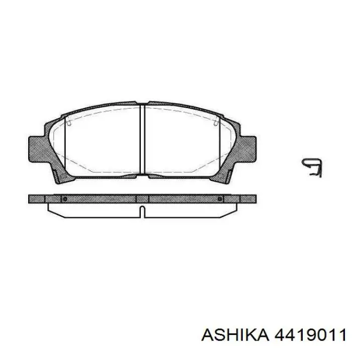 4419011 Ashika cubo de rueda delantero