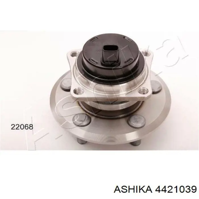Cubo de rueda trasero 4421039 Ashika