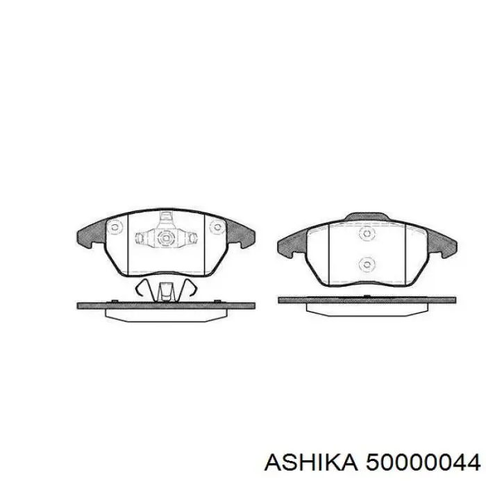 Pastillas de freno delanteras Seat Ibiza 5 KJ1, KJG