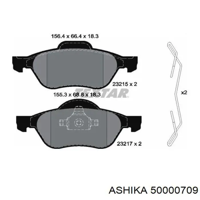 Pastillas de freno delanteras Renault Laguna 2 BG0, BG1