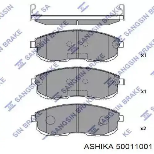 Pastillas freno delanteras Ashika 50011001 precio, desde 37,49 EUR