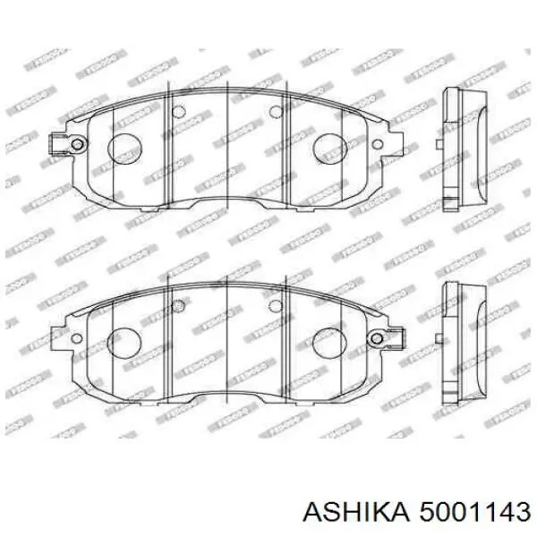 D1119M Kashiyama Pastillas delanteras