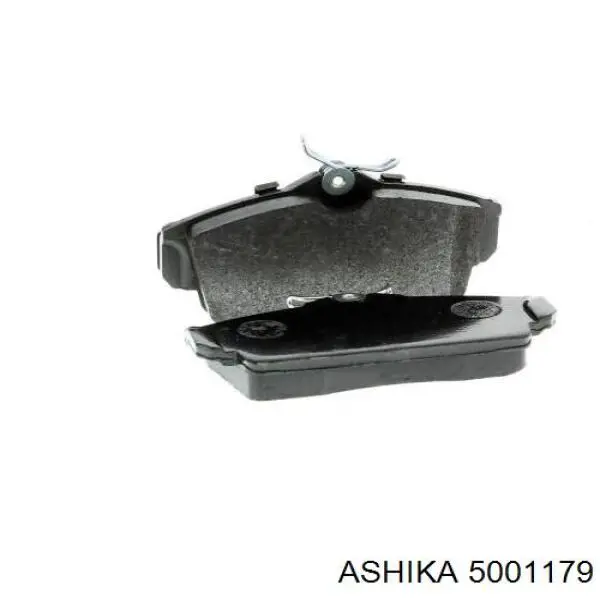 5001179 Ashika pastillas de freno delanteras
