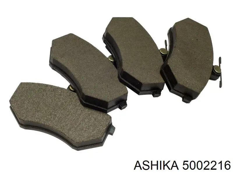 5002216 Ashika pastillas de freno delanteras