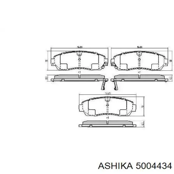 Pastillas freno delanteras Ashika 5004434 precio, desde 31,08 EUR