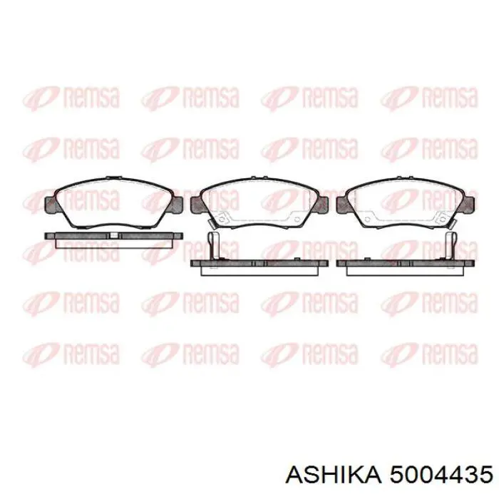 Pastillas freno delanteras Ashika 5004435 precio, desde 22,75 EUR