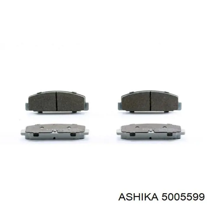 5005599 Ashika Pastillas delanteras