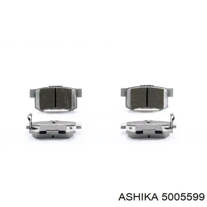 Comprar 5005599 Ashika Pastillas delanteras de freno