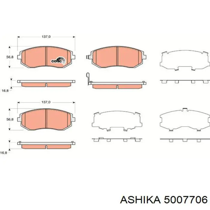 Pastillas de freno delanteras Subaru Impreza 3 GH