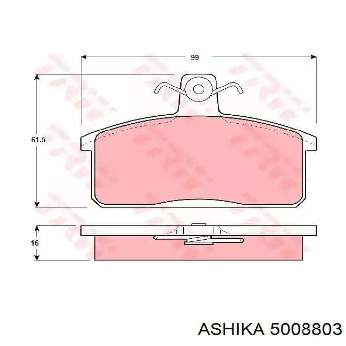 Pastillas de freno delanteras Suzuki Jimny FJ