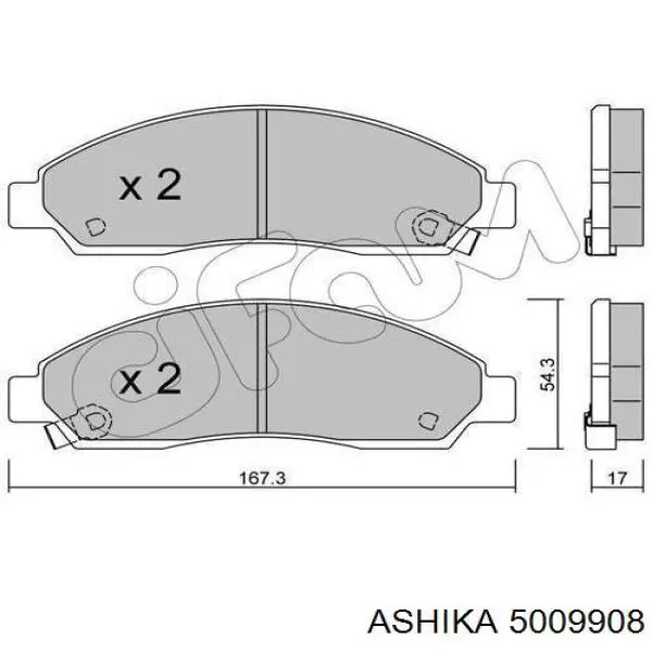 Pastillas freno delanteras Isuzu 89040317 precio, desde 32,17 EUR