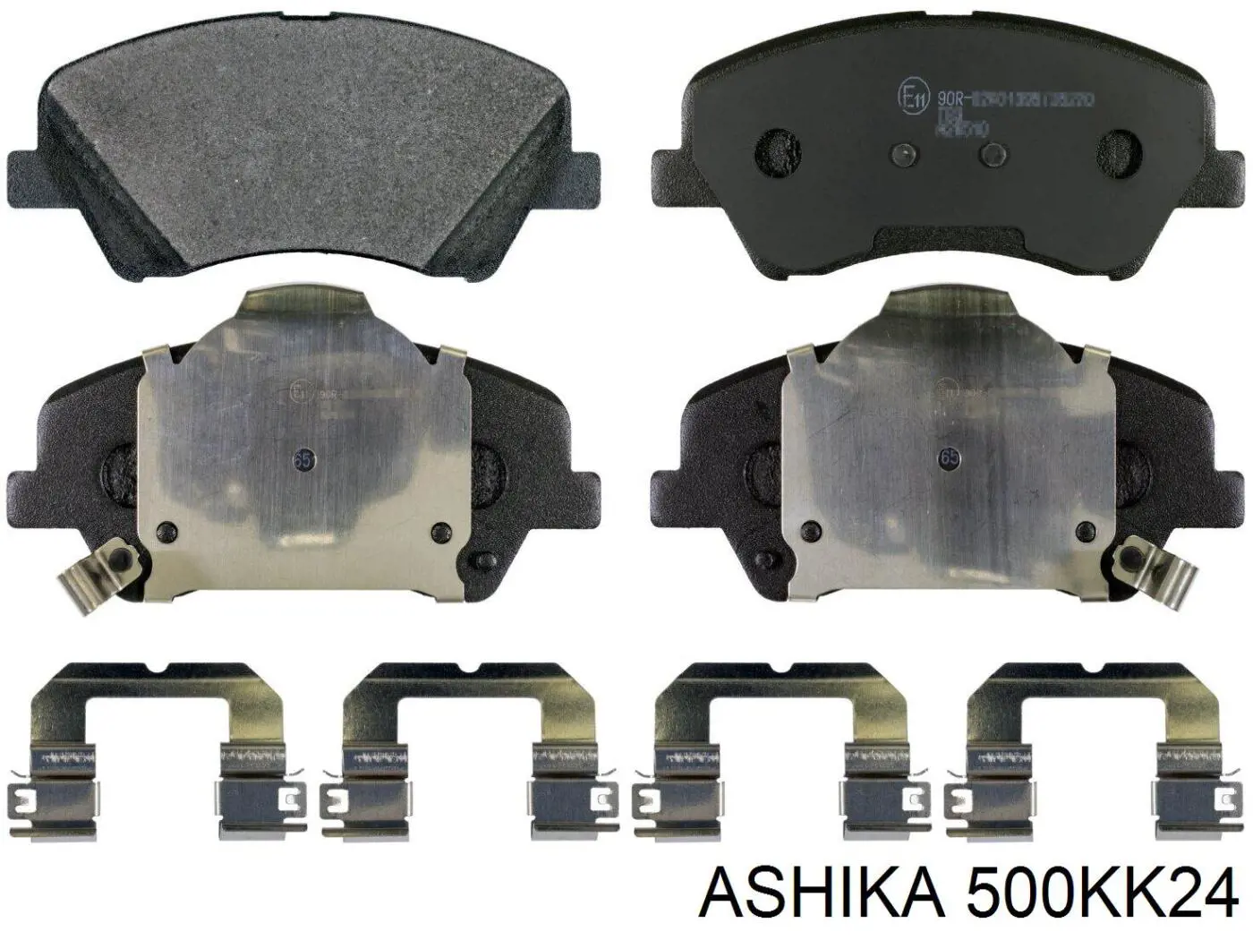 50-0K-K24 Ashika pastillas de freno delanteras