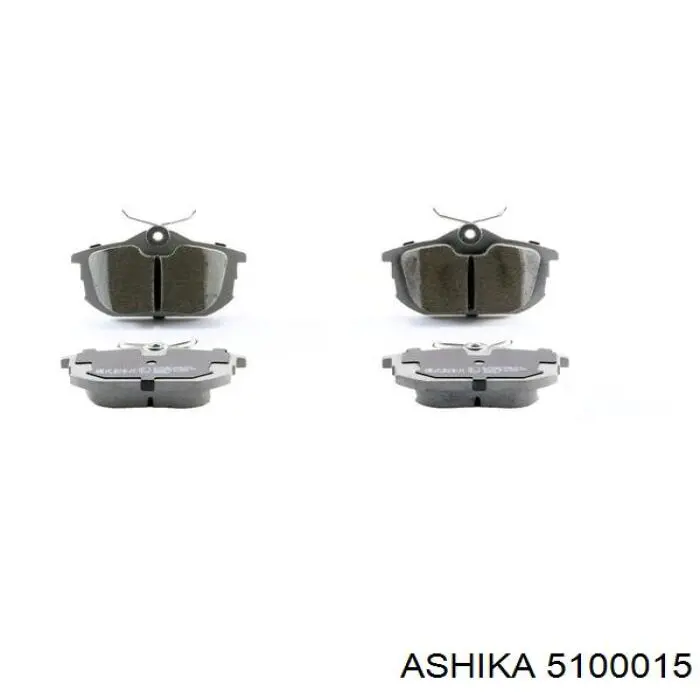 Pastillas traseras de freno Ashika 5100015 precio, desde 20,95 EUR