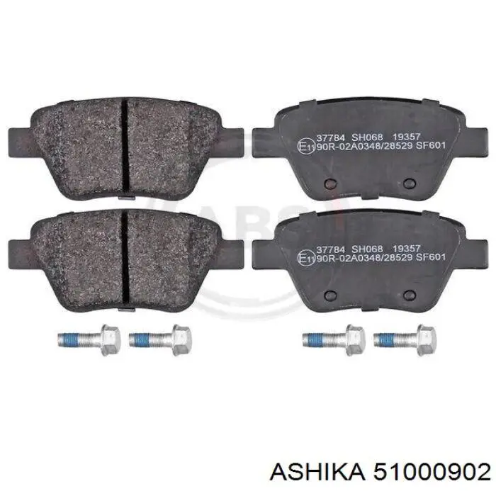 Pastillas de freno traseras Volkswagen Jetta 6 162, 163, AV3, AV2, AY2, AY3