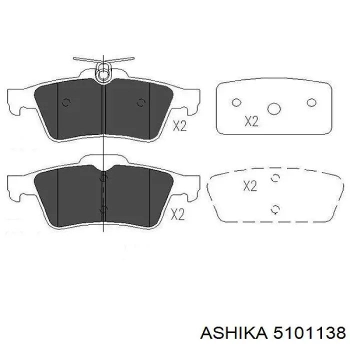 Pastillas de freno traseras Renault Espace 4 JK0