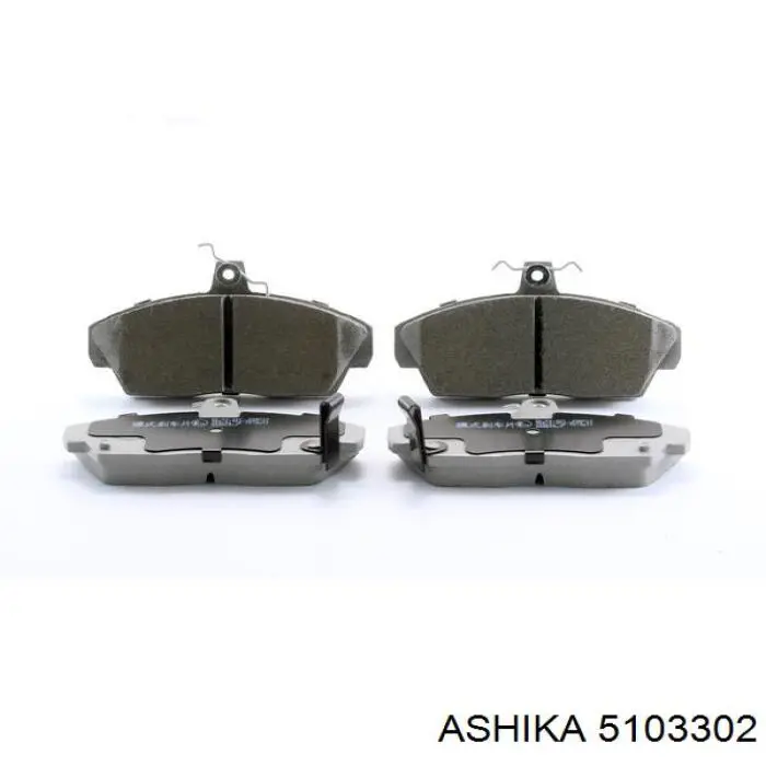 Pastillas traseras Ashika 5103302
