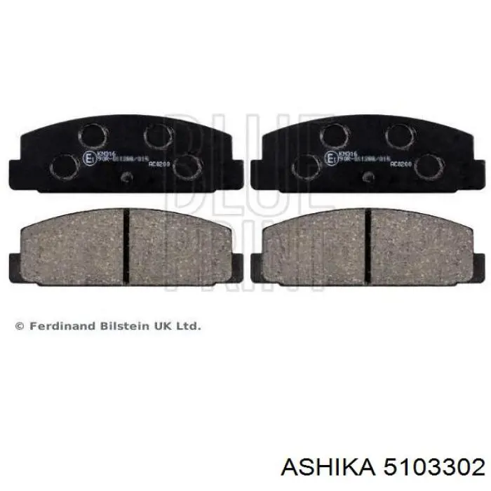 Pastillas traseras de freno Ashika 5103302 precio, desde 19,33 EUR