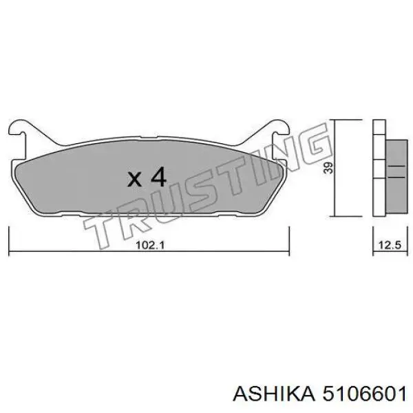 MDB1414 Mintex Pastillas freno traseras