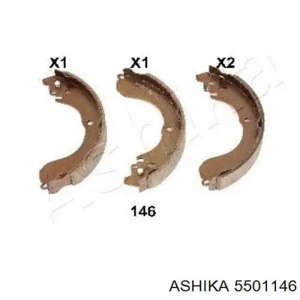 Zapatas de freno de tambor traseras Ashika 5501146 precio, desde 31,10 EUR