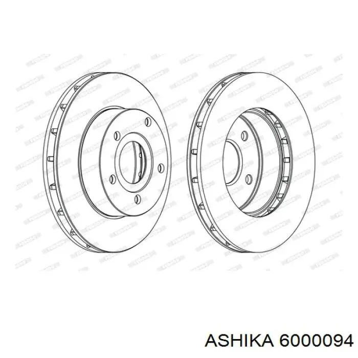 Freno de disco delantero Jeep Cherokee 2 XJ