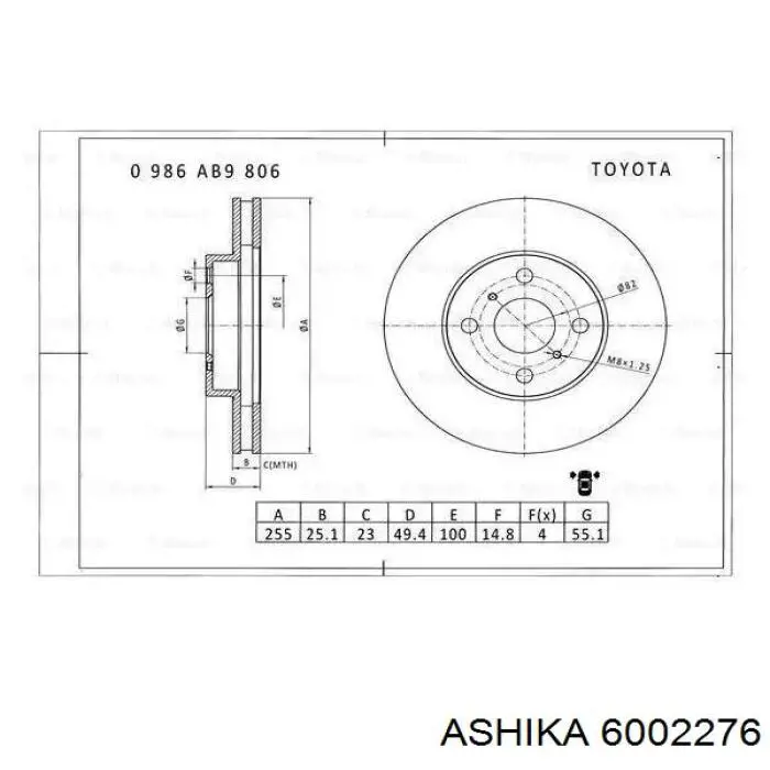 Comprar RT2843GL Rotinger Freno de disco delantero