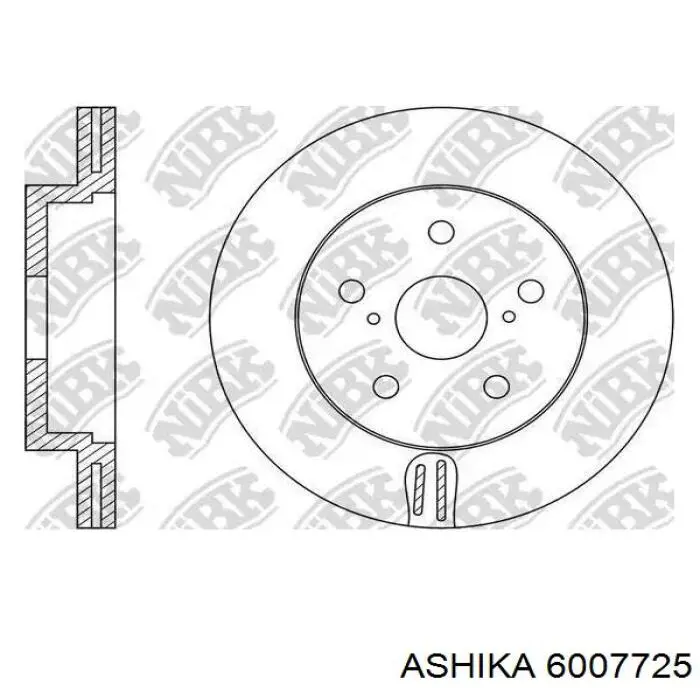 Freno de disco delantero Subaru Impreza 1 GC