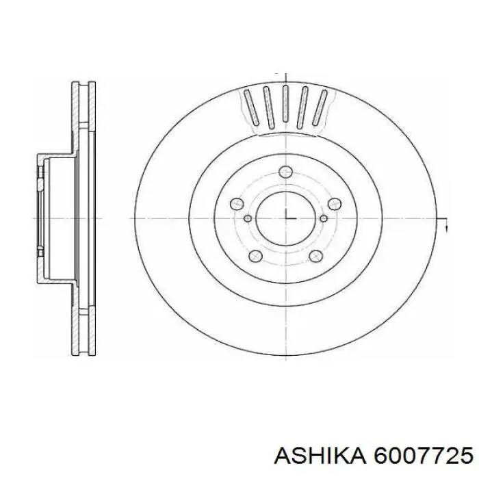 Freno de disco delantero Subaru Impreza 1 GC