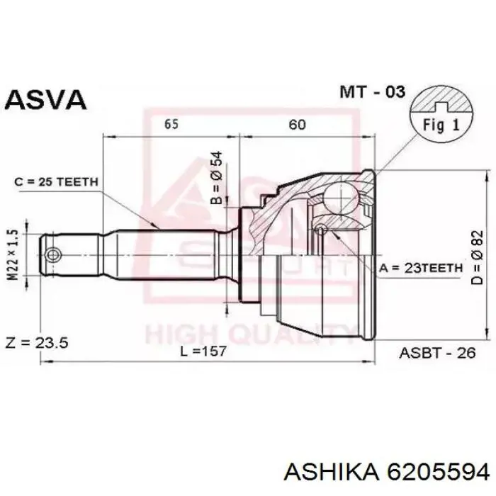 Junta homocinética exterior delantera Cevam 6413 precio, desde 33,86 EUR