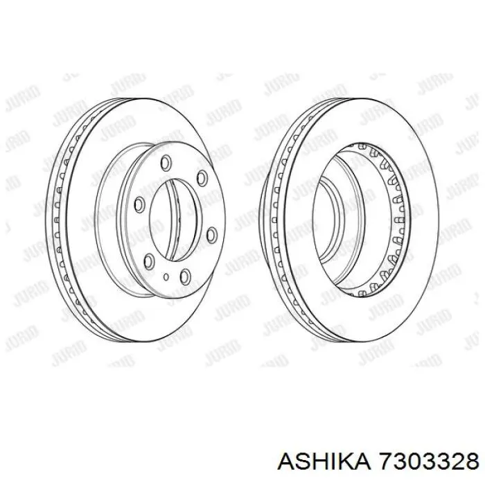 Rótula inferior de suspensión Ashika 7303328 precio, desde 27,81 EUR