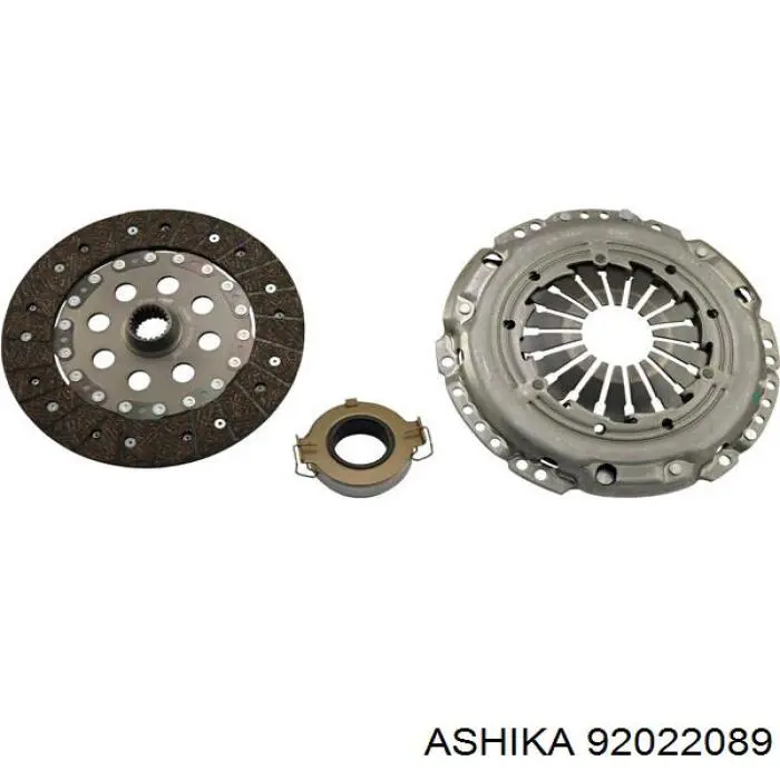 92-02-2089 Ashika kit de embrague (3 partes)